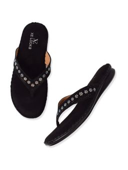 XE Looks - Graceful And Elegant Siroski Design Comfortable Doctor Slippers