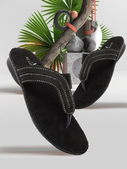 XE Looks - Stunning And Graceful Siroski Design Flat Doctor Slippers