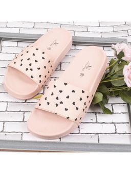 XE Looks - Pink Small Hearts Design Cute Sliders