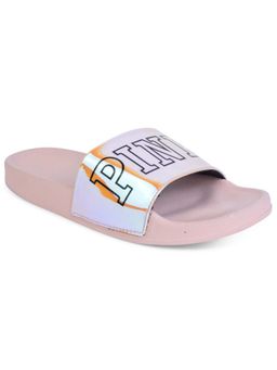 XE Looks - Pink Chic And Urban Pink Printed Design Comfortable Sliders