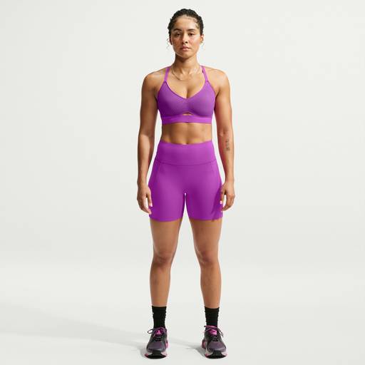 Nike Universa - Women's High-Waisted 12.5cm (approx.) Biker Shorts with No Front Seam