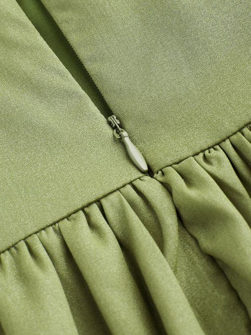 slim fit dress slacks Olive Green Collared Sleeveless Utility Bodycon Mini Dress – Cindy Jane  Boutique main image 0