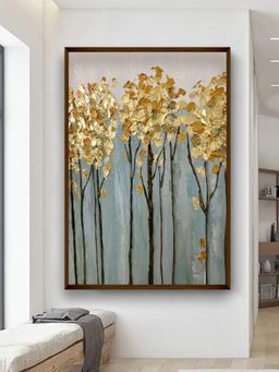 Artsense - Premium Floral Framed Canvas Wall Painting- Multi-Color