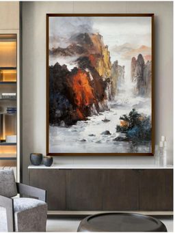 Artsense - Premium Framed Canvas Wall Painting- Multi-Color