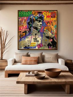 Artsense - Premium Framed Canvas Wall Painting- Multi-Color