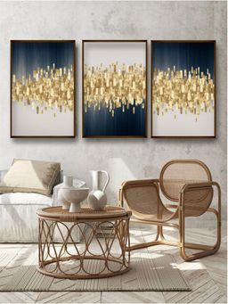 Artsense - Premium Framed Canvas Wall Painting- Multi-Color (Pack of 3)