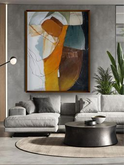 Artsense - Premium Abstract Framed Canvas Wall Painting- Multi-Color