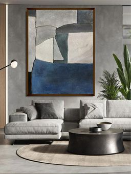 Artsense - Premium Abstract Framed Canvas Wall Painting- Multi-Color