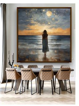 Artsense - Premium Nature Framed Canvas Wall Painting- Multi-Color