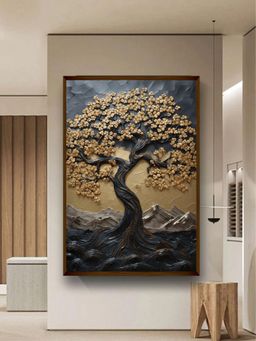 Artsense - Premium Nature Framed Canvas Wall Painting- Multi-Color