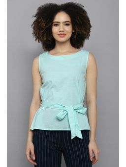 Allen Solly - Women Textured Blue Top (Set of 2)