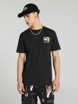 Puma - CLASSICS Bra Brand LOVE Men Black T-Shirt