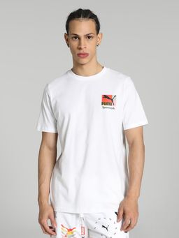 Puma - CLASSICS Bra Brand LOVE Men White T-Shirt