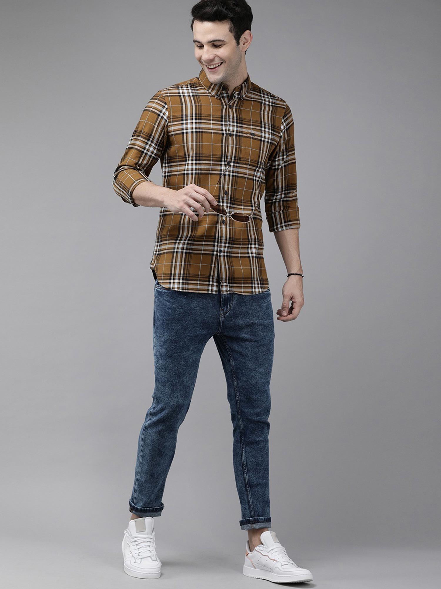 Button Down Collar Shirt 