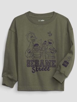 GAP - Boys Sesame Street Print Crew Neck Sweatshirt