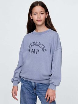 GAP - Girls Crew Neck Letter Print Sweatshirt