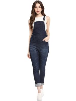 StyleStone - Women Navy Blue Dungaree