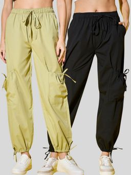 Buynewtrend - Women Multi-Color Cargo (Pack of 2)