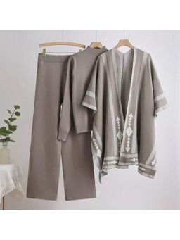 MISS MOSA BY AKANKSHA - Melvin Luxe Winter Grey Co-Ord Set