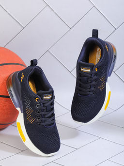 ABROS - Navy and Mustard Kids Shoe