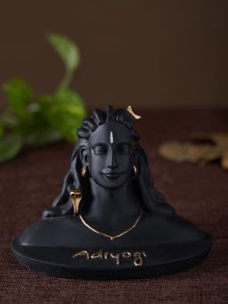 DecorTwist - Adiyogi Mahadeva Shiva Shiv ji Idol, Statue Car Dashboard Idol Small