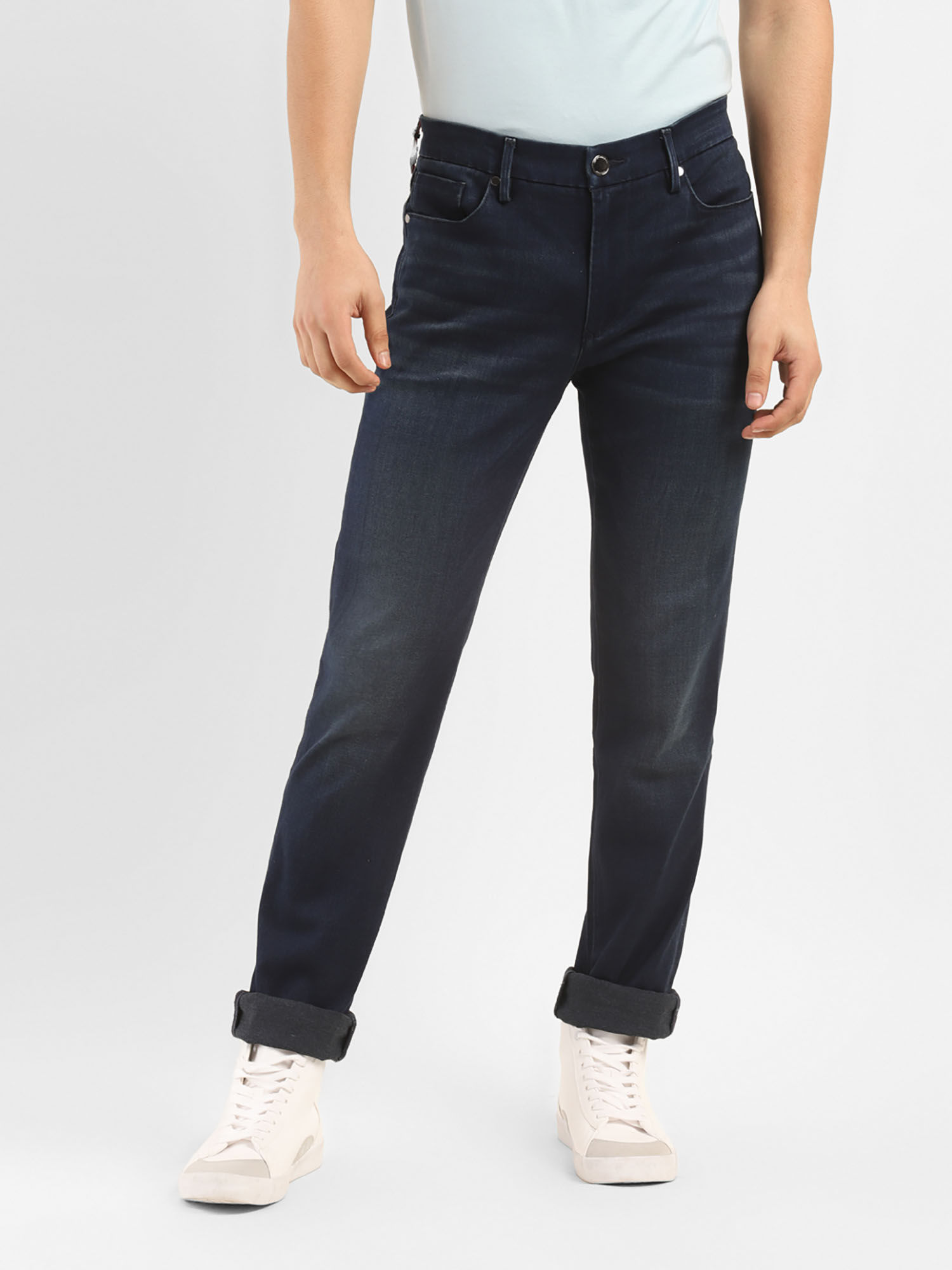 Buy Levi's Men Dark Blue 511 Slim Fit 