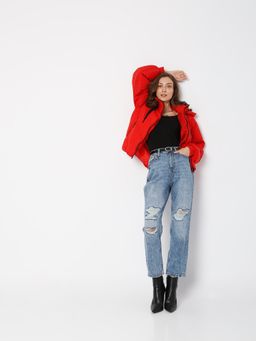 VERO MODA - Women Solid Blue Jeans