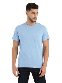 Levi's - Men Round Neck T-Shirts-Blue