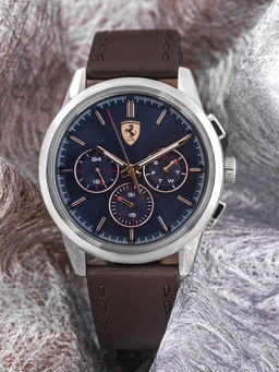 Scuderia Ferrari - GRAND TOUR 0830806 Blue Dial Watch