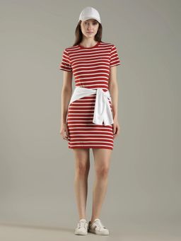 Tommy Hilfiger - Cotton Crew Neck Dress