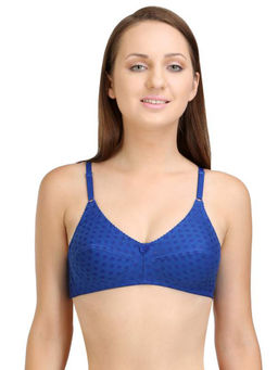 Bodycare - Perfect Coverage Bra In Royal Blue-Red-Coral Color (Pack of 3)