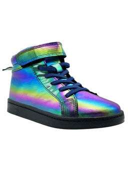 KazarMax - Unisex Multi-Color Holographic Ankle Length Shoes