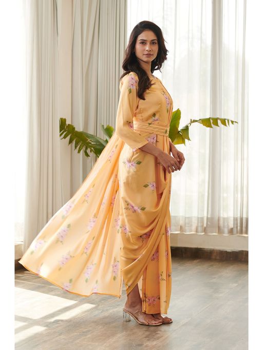 green emerald velvet dress Petal and Pup Women's Jasmine Maxi Dress