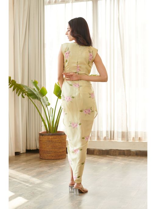 chinese dress ladies Long Maxi Dress for Women Floral Printed Indian Handblcok Printed Cotton  Dress M to XXL Nightwear Dresses (B. Pink, L) at Amazon Women's Clothing  store main image 0