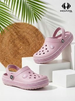 HOPPA - Purple Round Toe Clogs