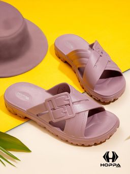 HOPPA - Purple Round Toe Sandal