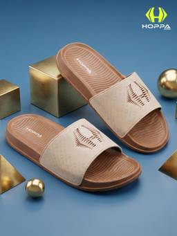 HOPPA - Beige Round Toe Sliders