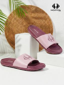 HOPPA - Wine Round Toe Sliders