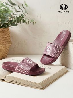 HOPPA - Wine Round Toe Sliders