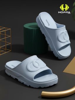 HOPPA - Blue Round Toe Sliders