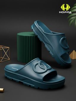 HOPPA - Teal Round Toe Sliders