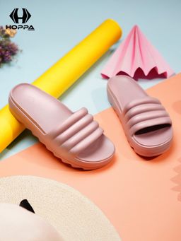 HOPPA - Pink Round Toe Sliders