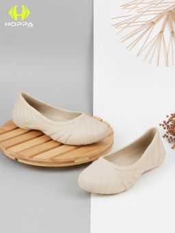 HOPPA - Womens Light Beige Ballerina