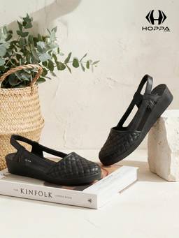 HOPPA - Womens Hi-Fi Black Sandals