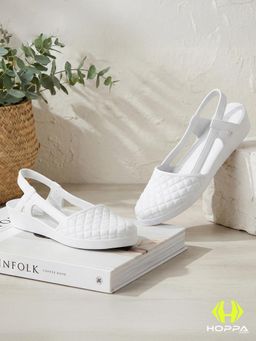 HOPPA - Womens Hi-Fi White Sandals