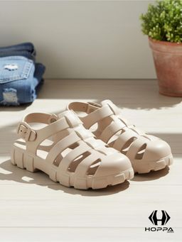HOPPA - Womens Lucia Light Beige Sandals