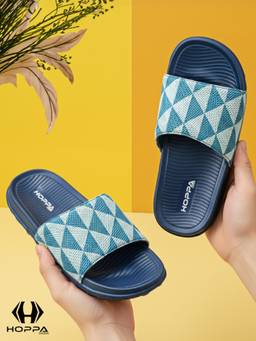 HOPPA - Womens Mia Navy Sliders