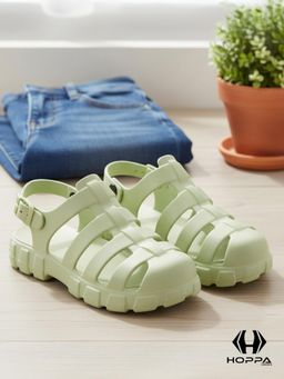 HOPPA - Green Womens Lucia Mint Sandals