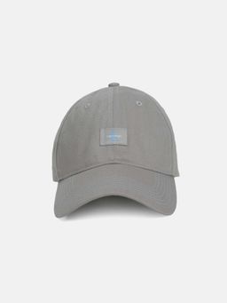 Calvin Klein - Solid Grey Cotton Baseball Cap