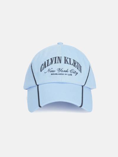 Logo Light Blue Cotton Baseball Cap